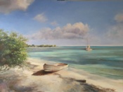 Island Visit ll 36x48 Oil on Canvas Wrap
