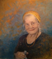 Russian Grandmother, 18x16
