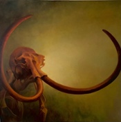 Mammoth, 48x48, Oil on Canvas,