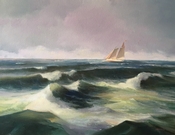 Power of the Sea 14x18 Oil on Canvas
