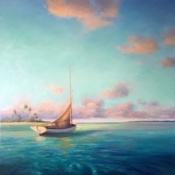 Quiet Hour 48x48 Oil on Canvas Wrap