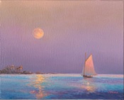 Moon's Song, 8x10, Oil on Canvas