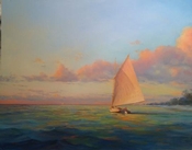 Evening Sail, 14x18